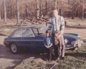 1967 MGBGT with Roger and Randy